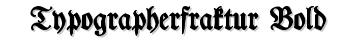 TypographerFraktur Bold font